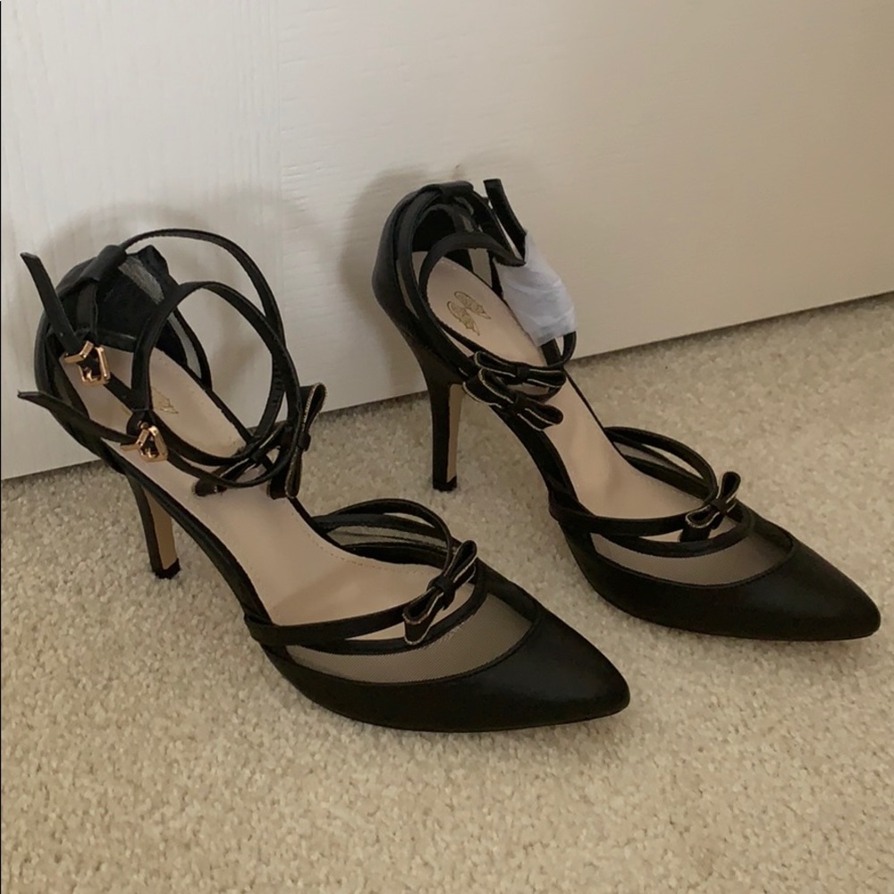 Black Strappy Shoes